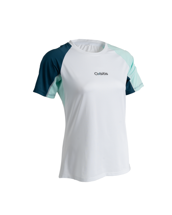 x train shirt blanc light blue