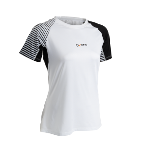 x train shirt blanc noir