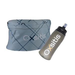 Bundle gravity slimbelt light blue + flask