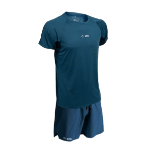 bundle t-shirt short bleu