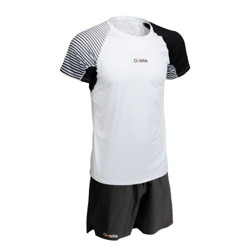 bundle t-shirt short blanc noir