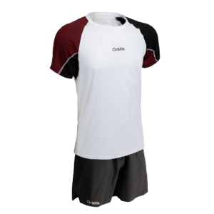 bundle t-shirt short bordeaux noir