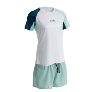 bundle t-shirt blanc light blue