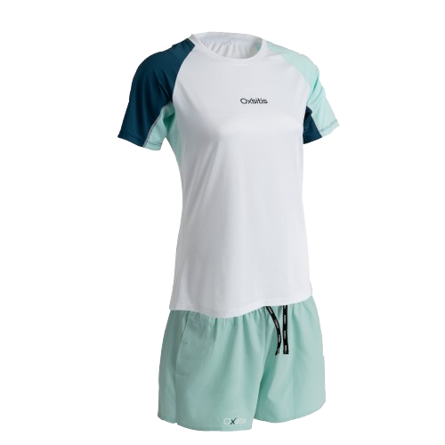 bundle t-shirt blanc light blue