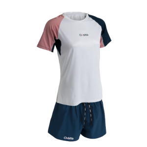 Bundle t-shirt short rose bleu marine