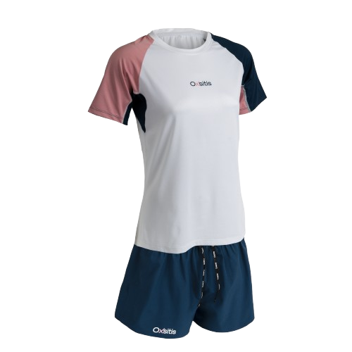 Bundle t-shirt short rose bleu marine