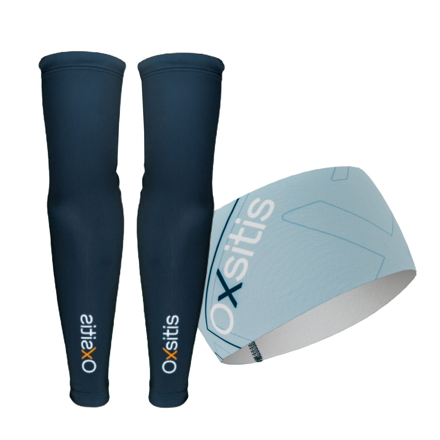 Bandeau light blue + manchettes Bandeau light blue + manchettes