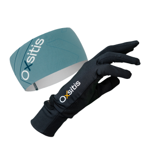 Bandeau vert + gants légers