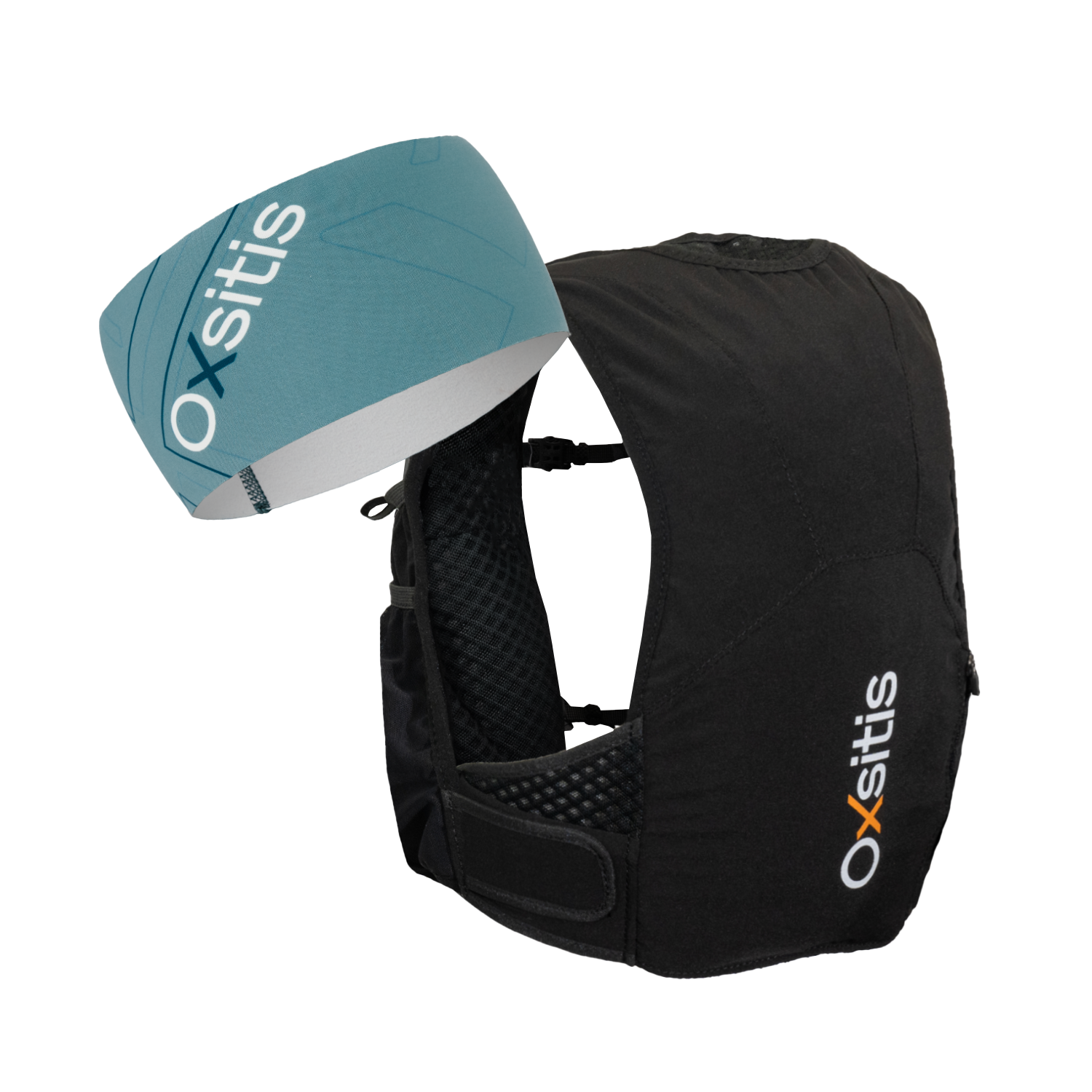 Gravity 5 noir + bandeau vert