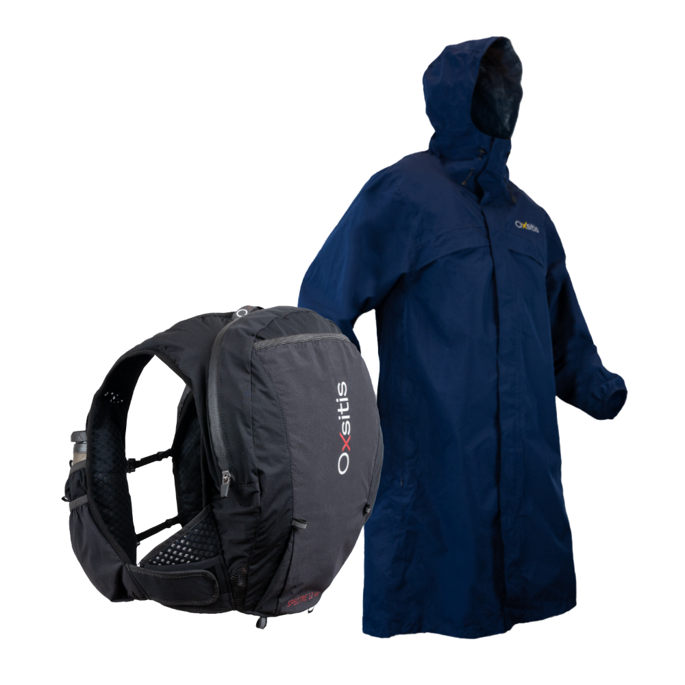 Poncho cirrus + spectre 12 noir cherry W