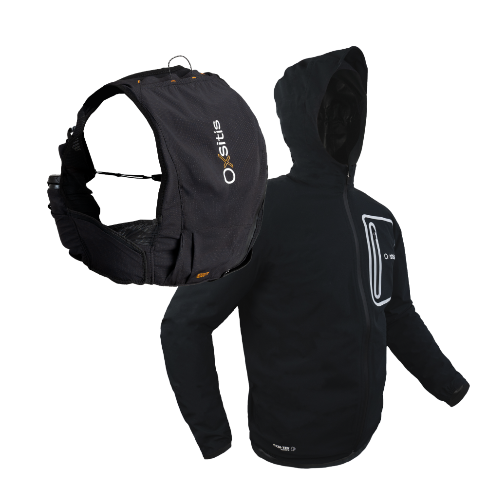 Veste stratus + ghost 8 noirorange