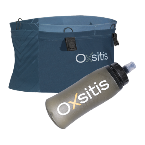 Pack hydratation, flask 500 ml et slimbelt spectre cloud blue