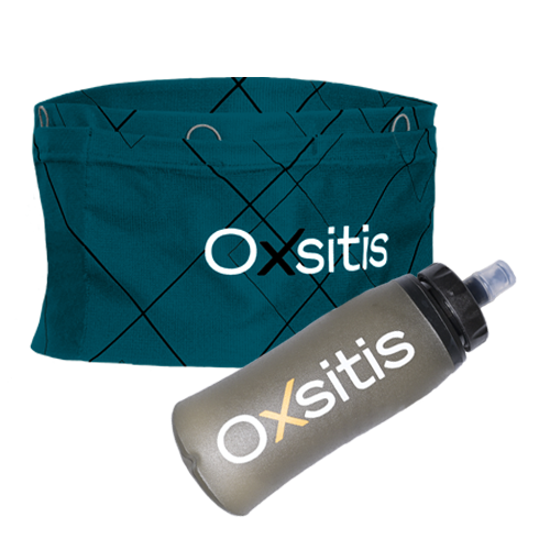 9-bundle-slimbelt-gravity Pack hydratation, flask 500 ml et slimbelt Gravity Lake green